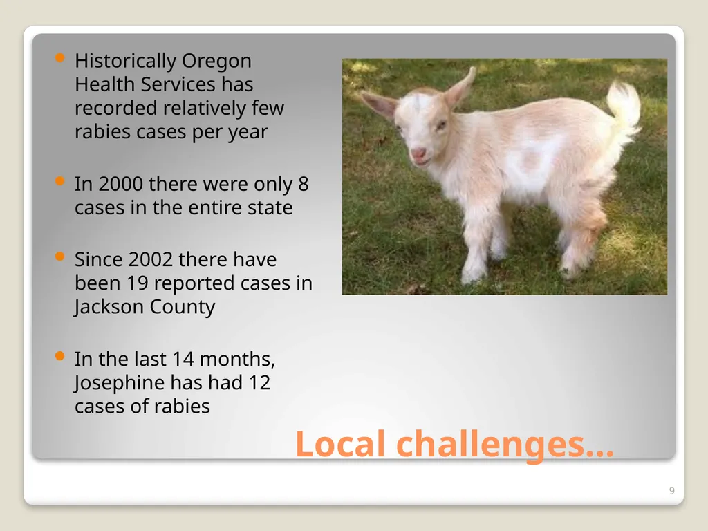 Don’t Let Rabies Get Your Goat! A collaboration - slide 9 of 20