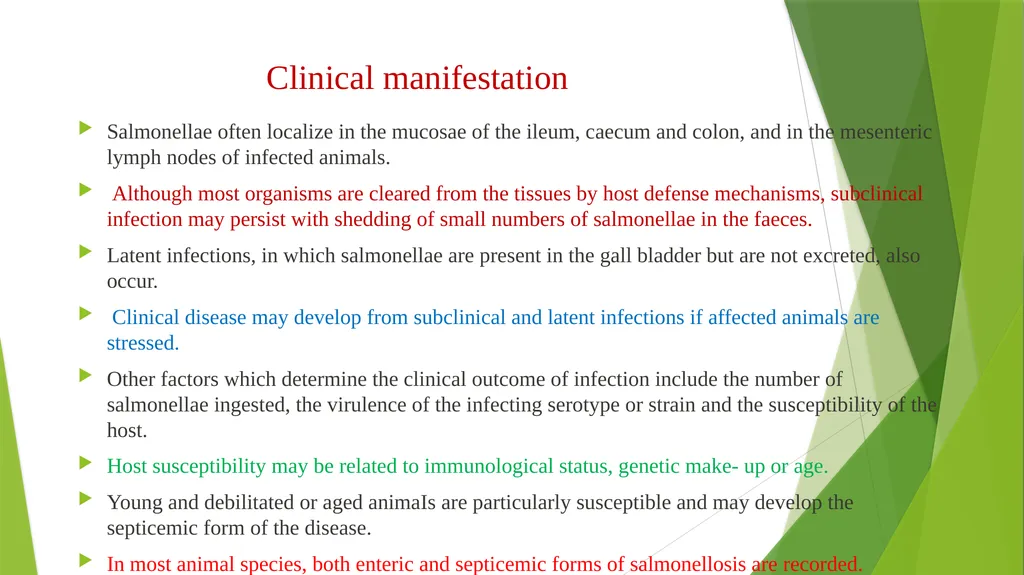 Salmonellosis Dr. Bipin Kumar Assistant Professor - slide 7 of 15