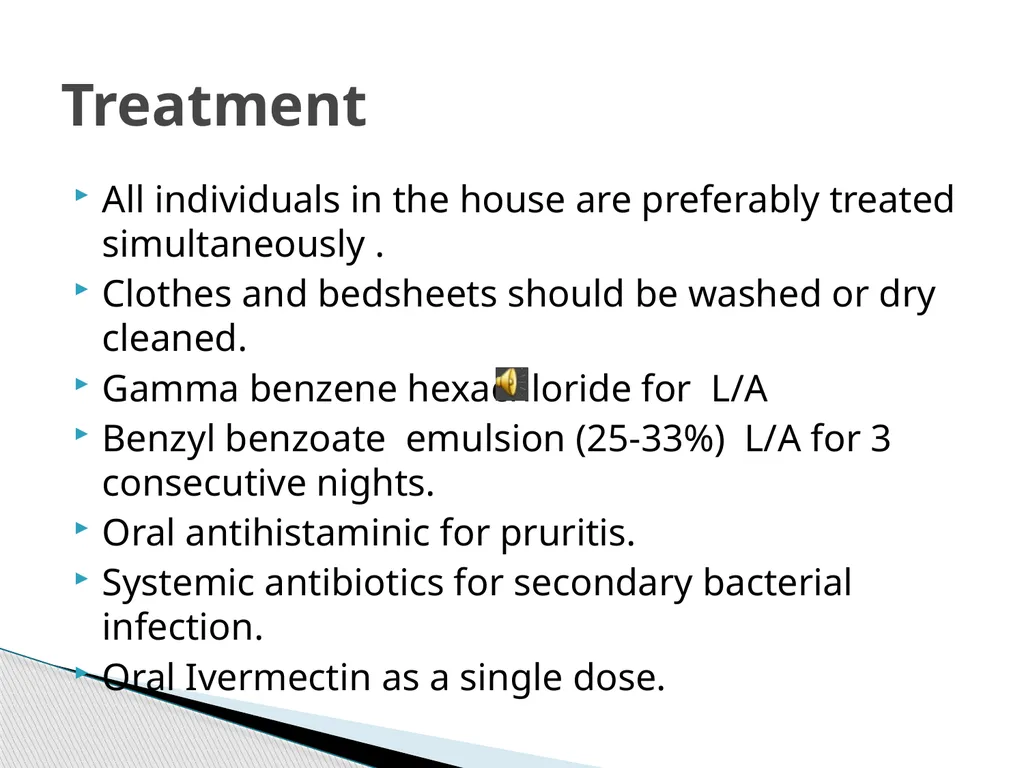 SCABIES Dr. KRITIKA JOSHI Assistant professor - slide 5 of 6