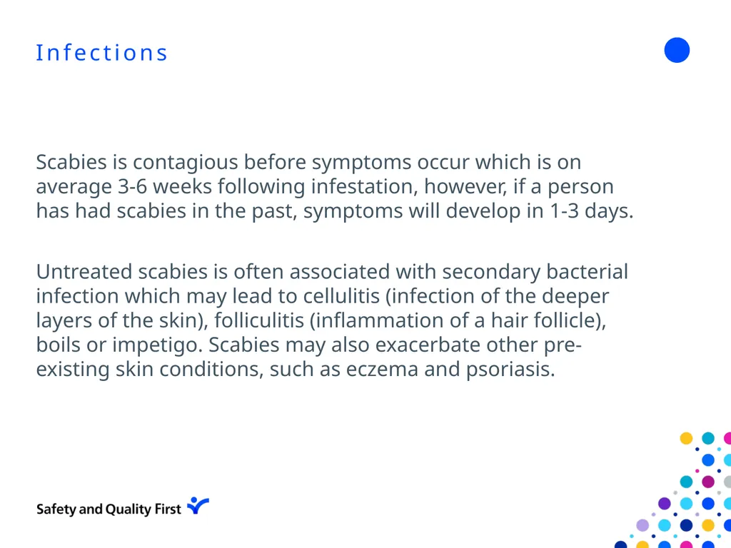 Scabies June 2022 Clair Stokes Infection - slide 5 of 18