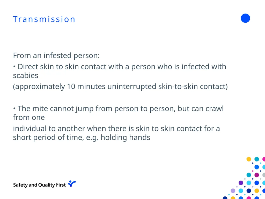 Scabies June 2022 Clair Stokes Infection - slide 6 of 18