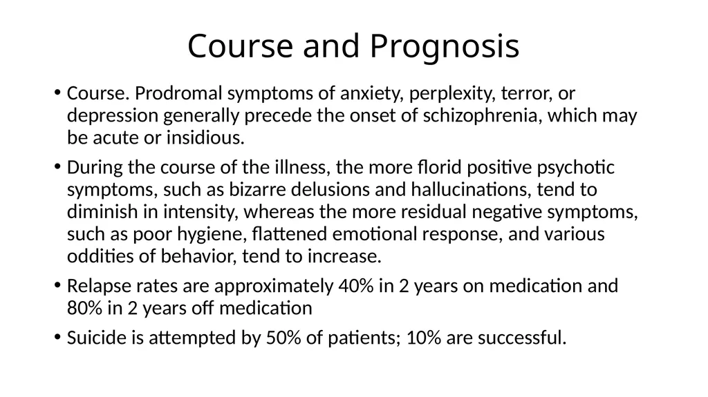 Schizophrenia Spectrum and Other Psychotic - slide 17 of 27