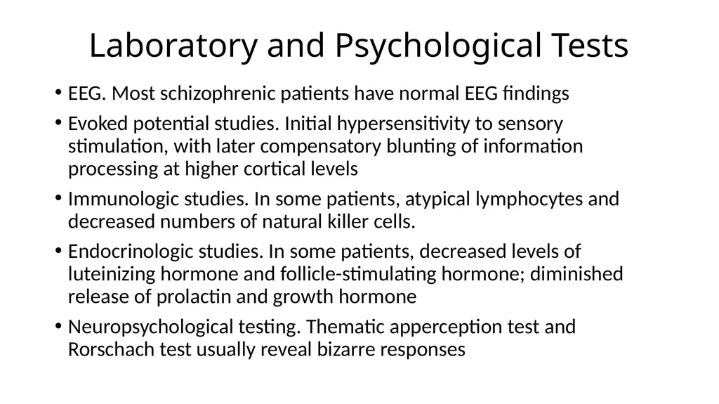 Schizophrenia Spectrum and Other Psychotic - slide 13 of 27