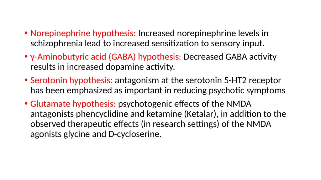 Schizophrenia Spectrum and Other Psychotic - slide 9 of 27