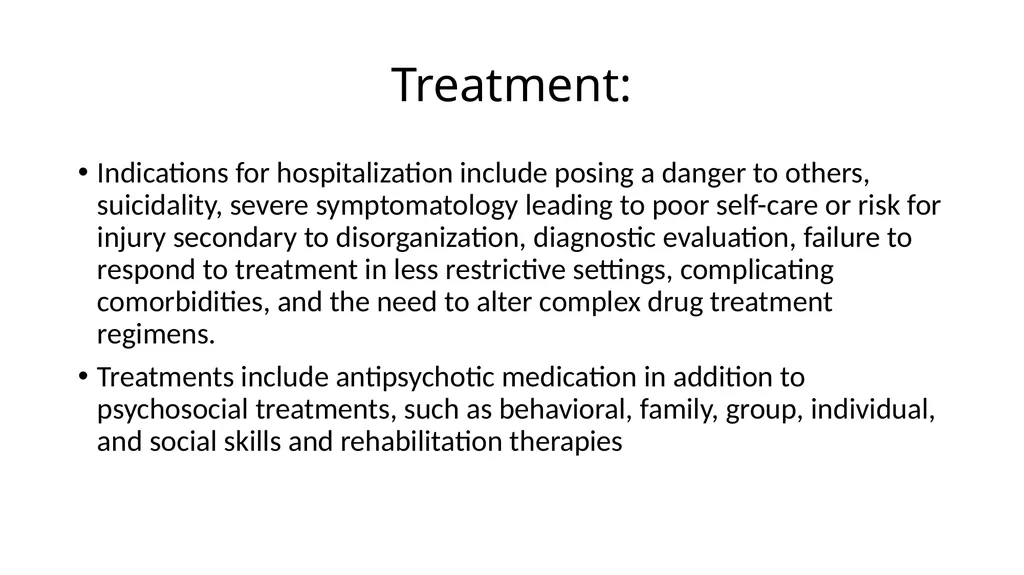 Schizophrenia Spectrum and Other Psychotic - slide 20 of 27