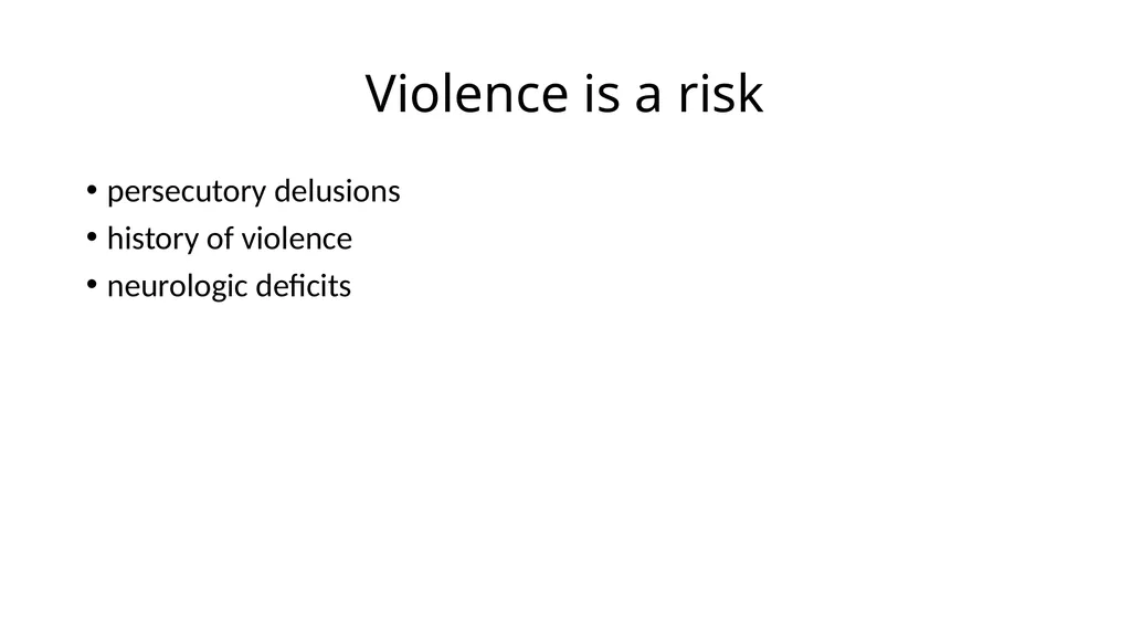 Schizophrenia Spectrum and Other Psychotic - slide 18 of 27