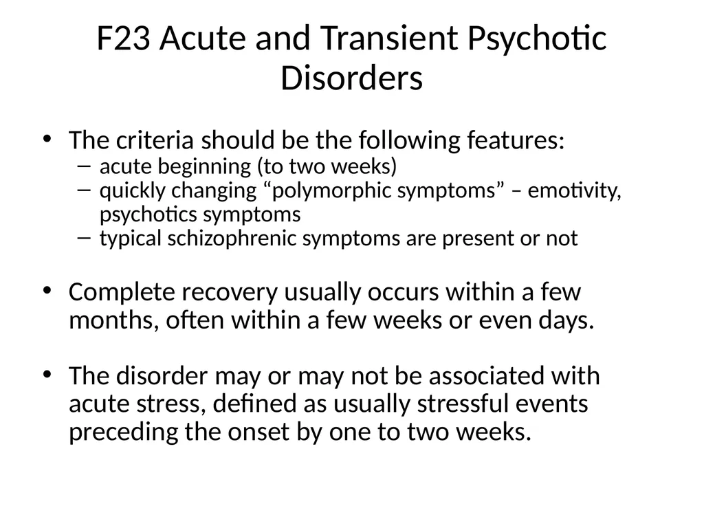 Schizophrenia and other psychotic disorders - slide 52 of 56