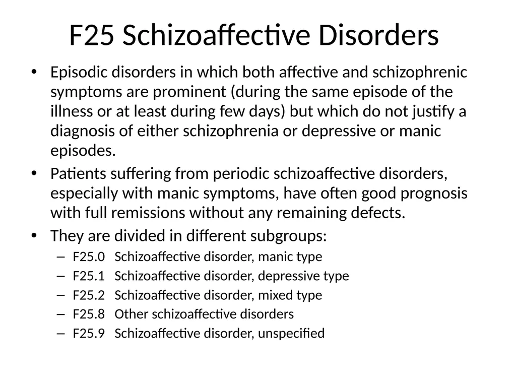 Schizophrenia and other psychotic disorders - slide 54 of 56