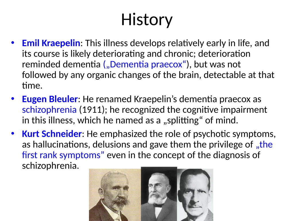 Schizophrenia and other psychotic disorders - slide 5 of 56