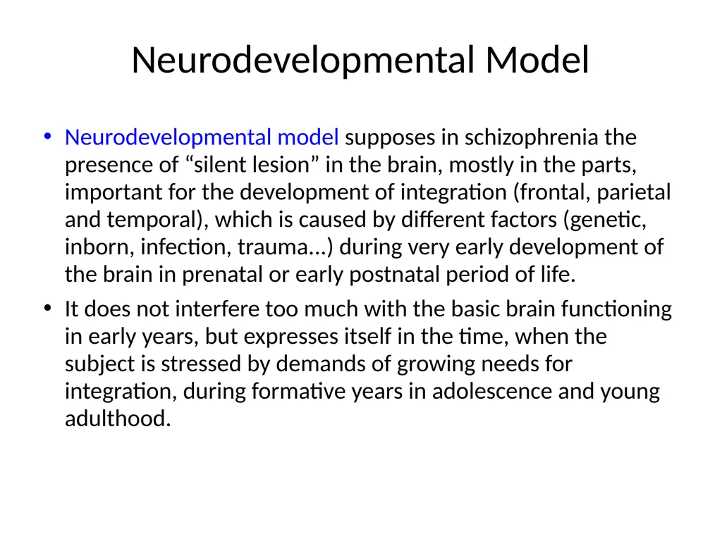 Schizophrenia and other psychotic disorders - slide 40 of 56
