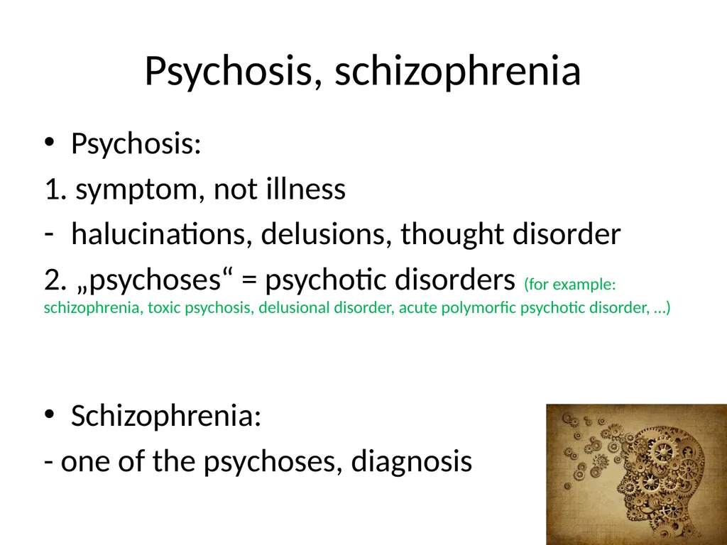Schizophrenia and other psychotic disorders - slide 2 of 56