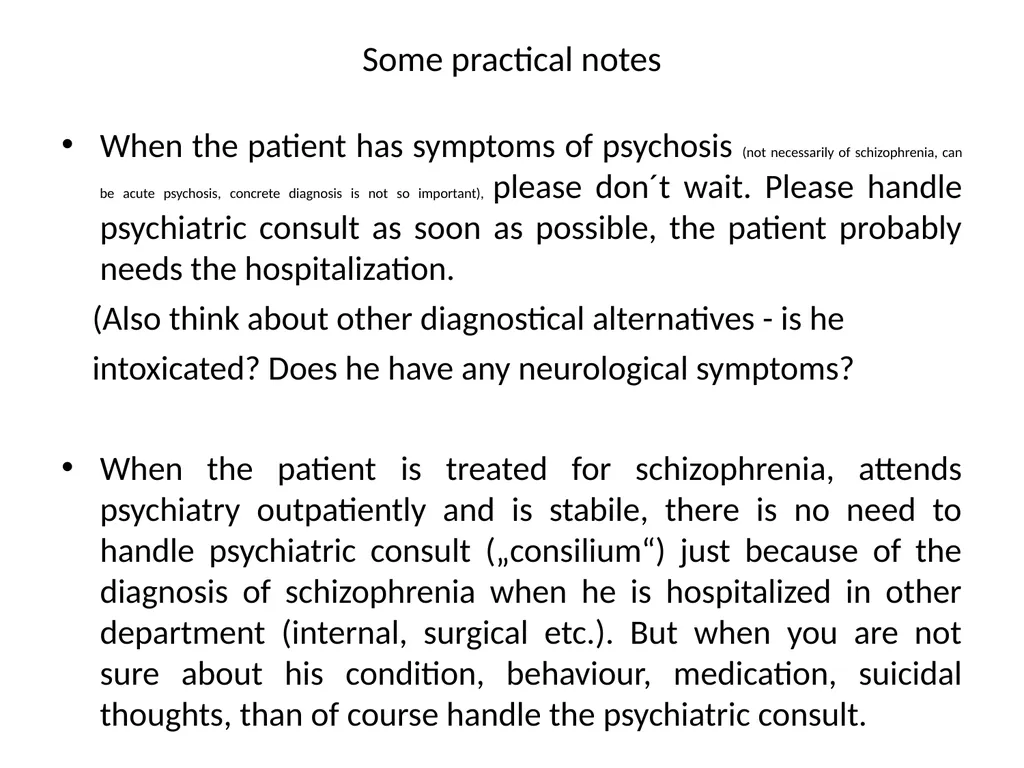Schizophrenia and other psychotic disorders - slide 49 of 56