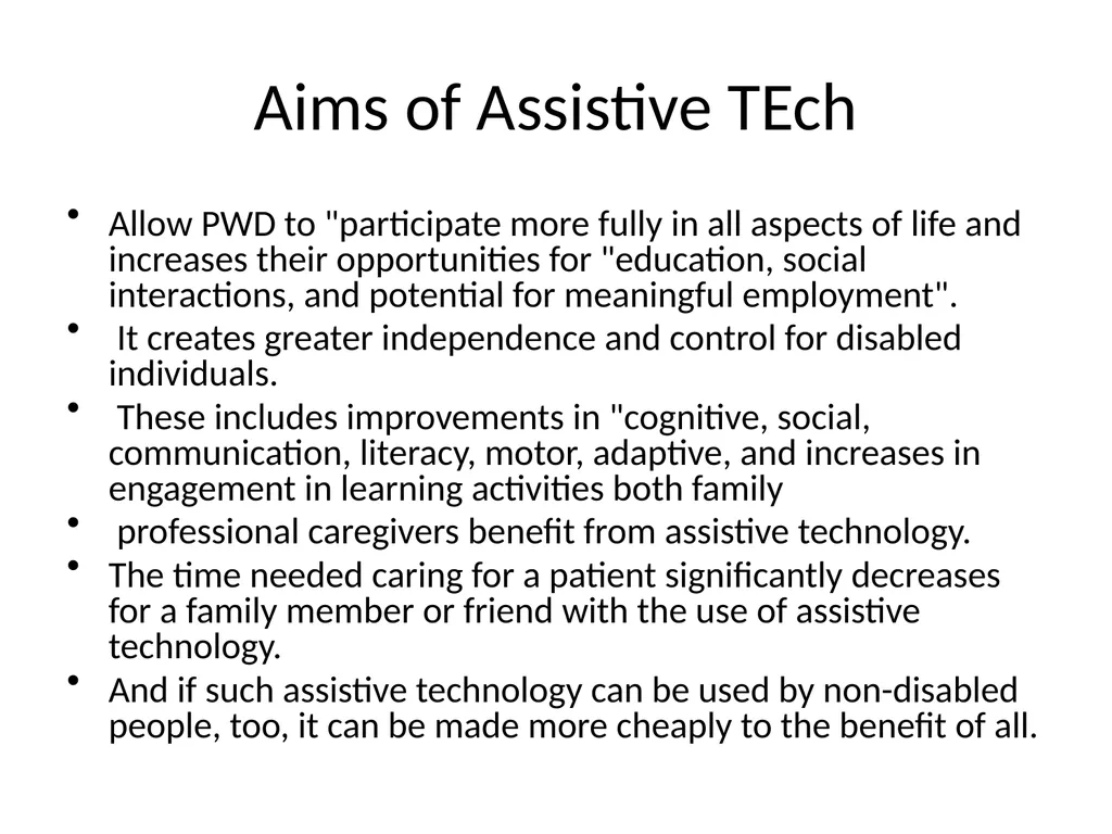 Assistive Technology for the Differently Abled for - slide 12 of 12