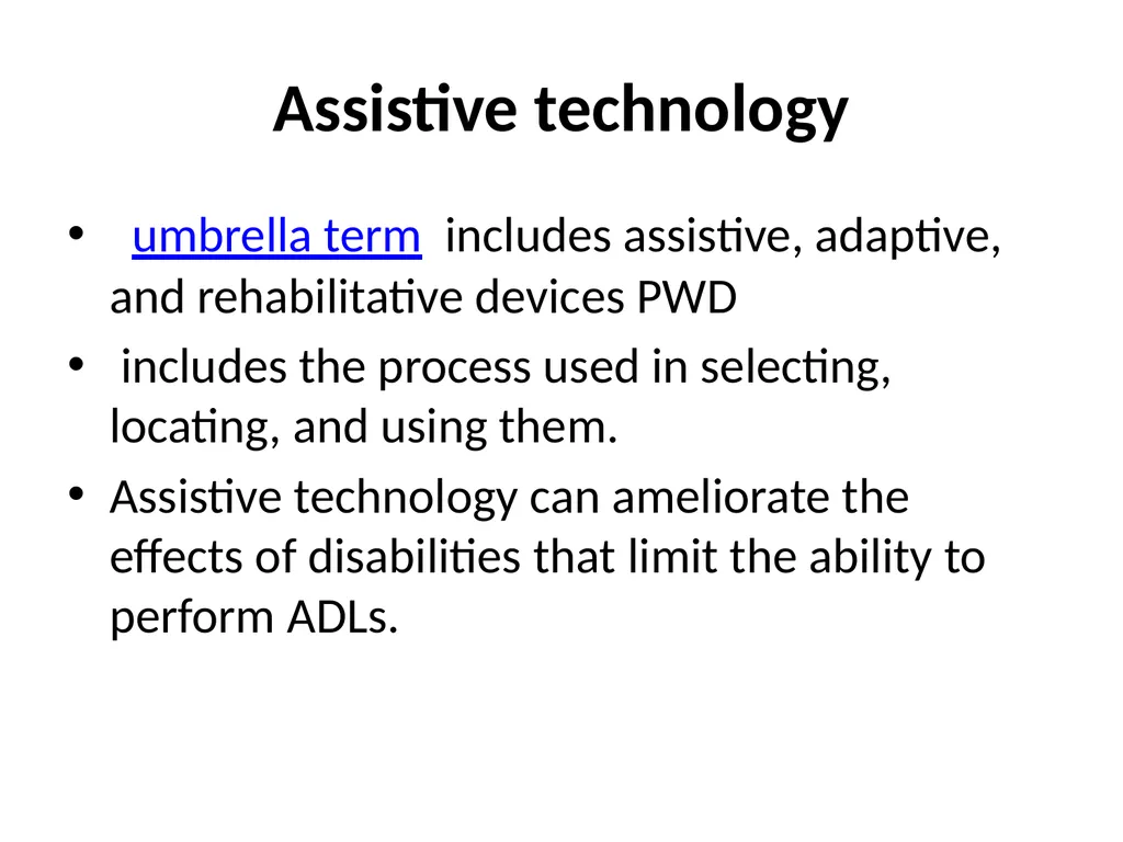 Assistive Technology for the Differently Abled for - slide 2 of 12