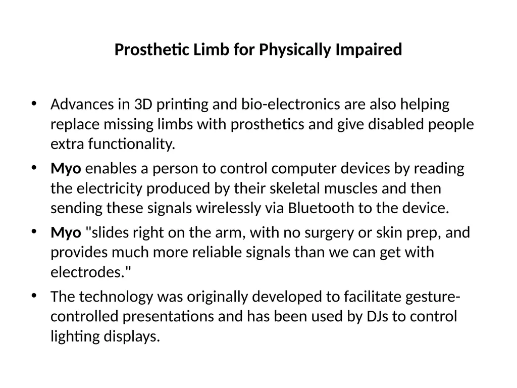 Assistive Technology for the Differently Abled for - slide 11 of 12