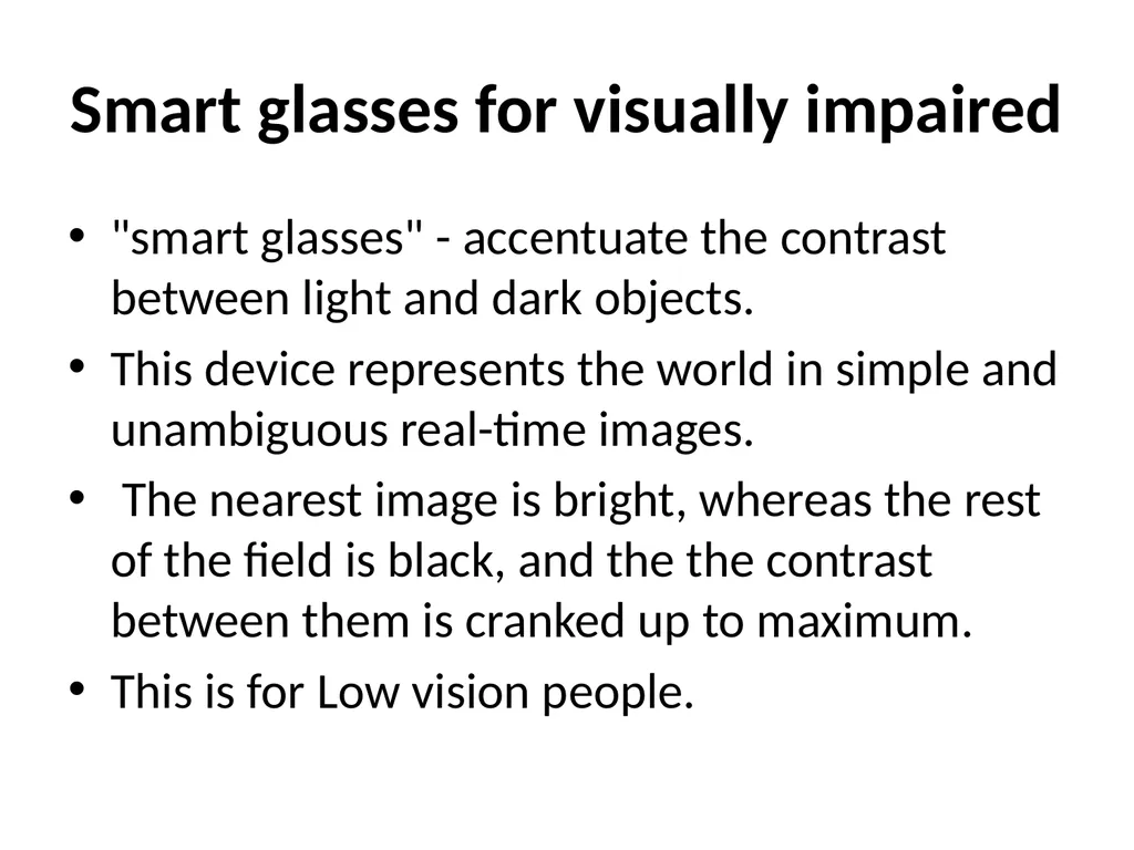Assistive Technology for the Differently Abled for - slide 9 of 12