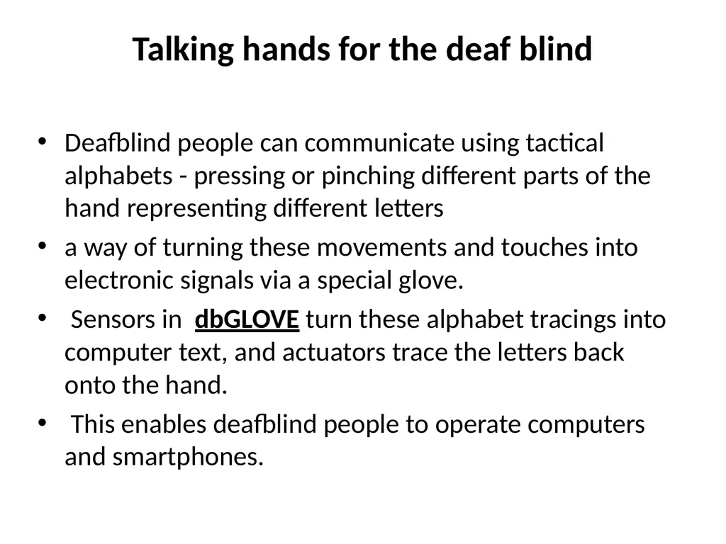 Assistive Technology for the Differently Abled for - slide 10 of 12