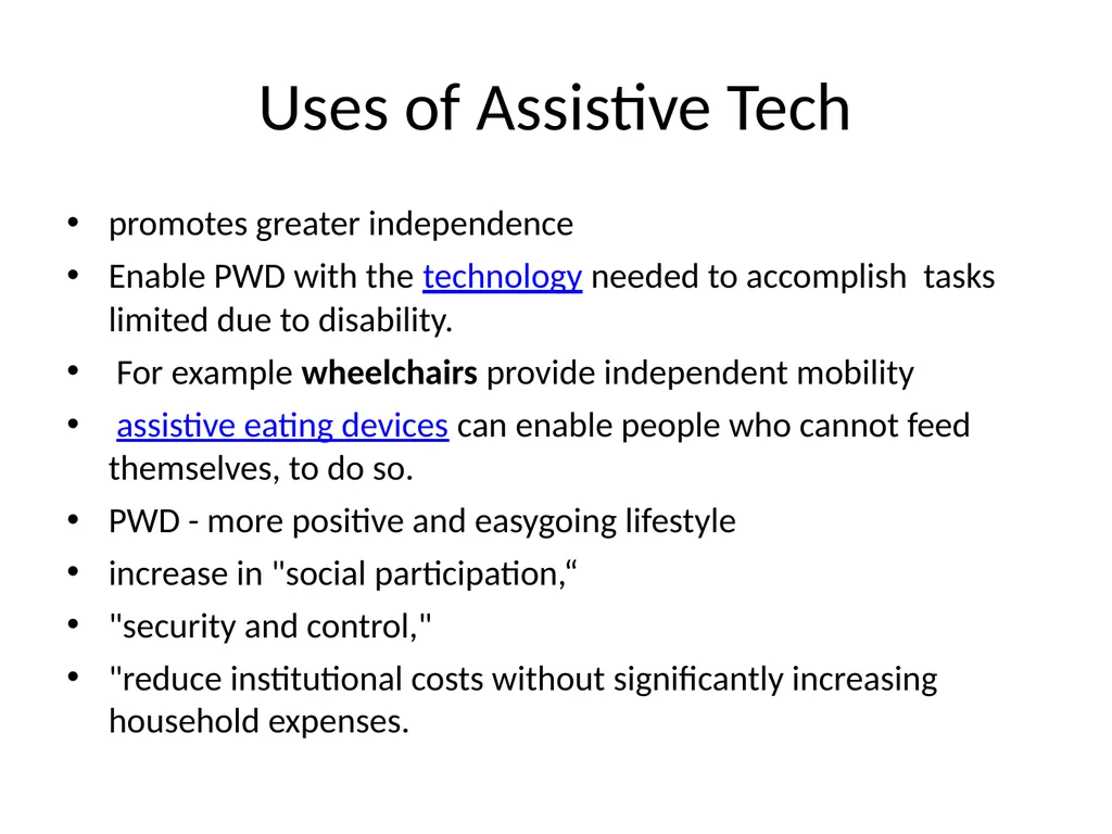 Assistive Technology for the Differently Abled for - slide 3 of 12