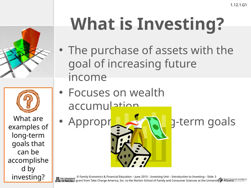 Introduction to Investing Take Charge of Your - slide 3 of 43