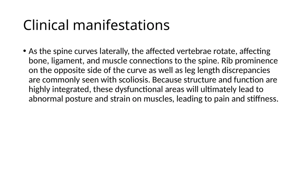 Scoliosis By Prof. Salah Hawas General description - slide 6 of 25