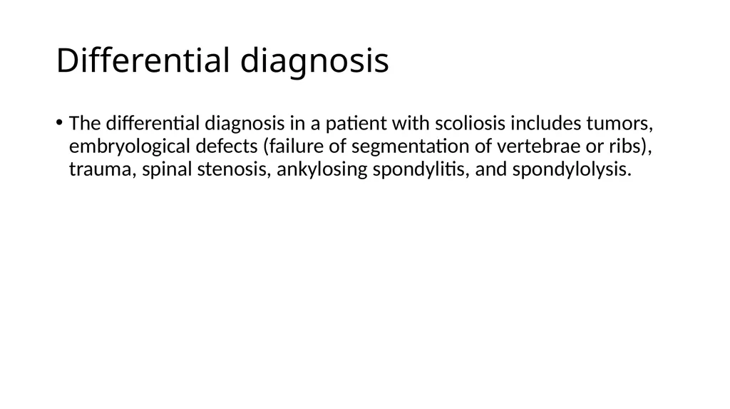 Scoliosis By Prof. Salah Hawas General description - slide 7 of 25