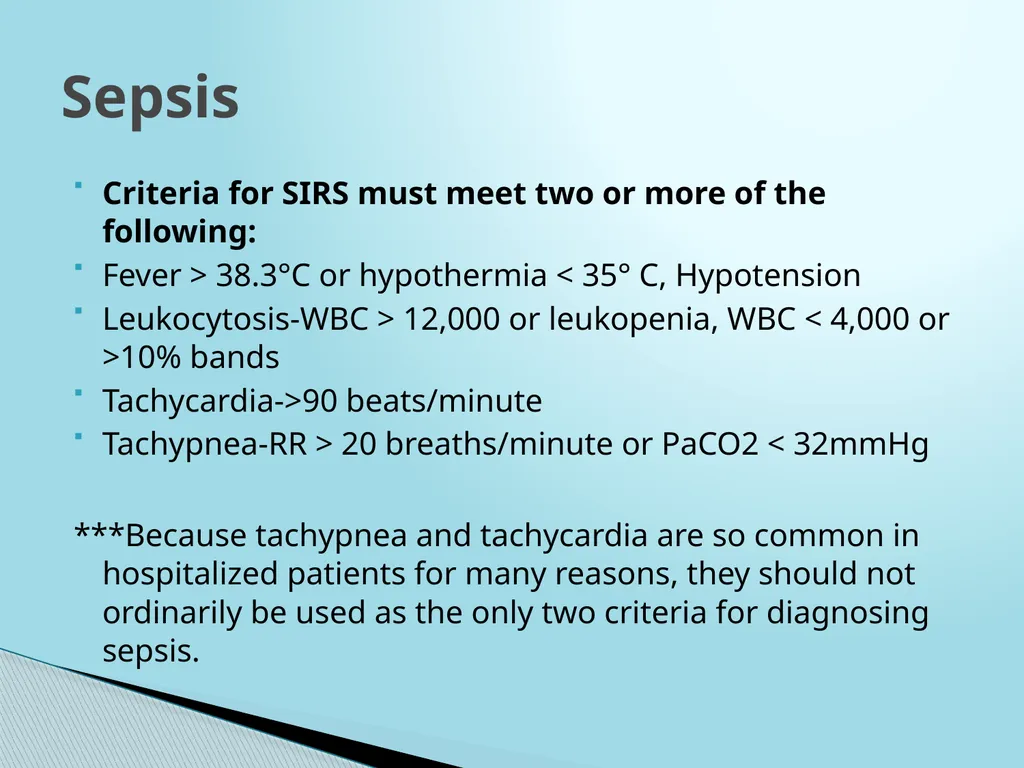 SEPSIS CDI and Coding Considerations Sepsis - slide 18 of 41