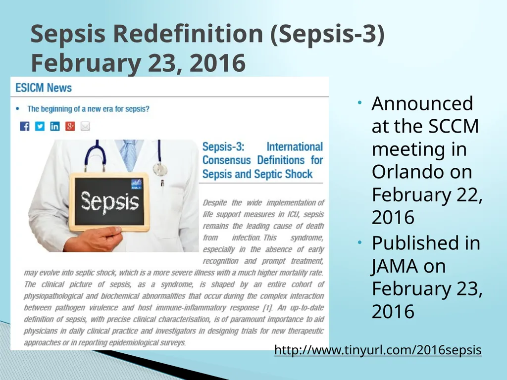 SEPSIS CDI and Coding Considerations Sepsis - slide 2 of 41