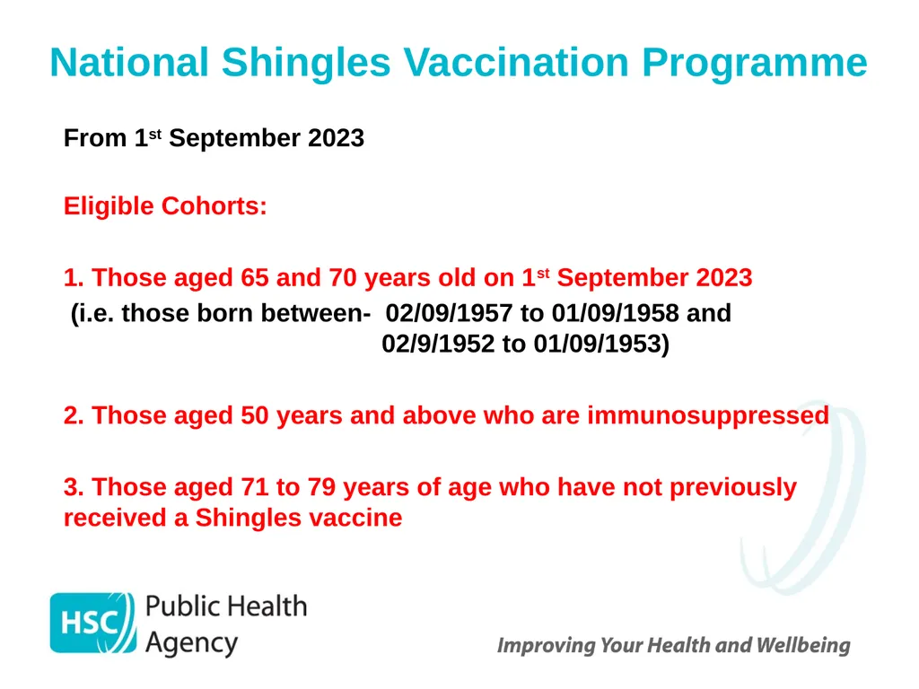Shingles (Herpes Zoster) September 2023 Shingles - slide 13 of 39