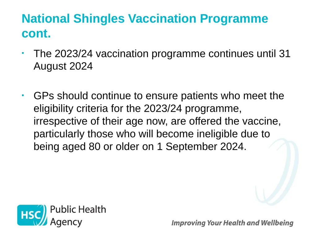Shingles (Herpes Zoster) September 2023 Shingles - slide 14 of 39