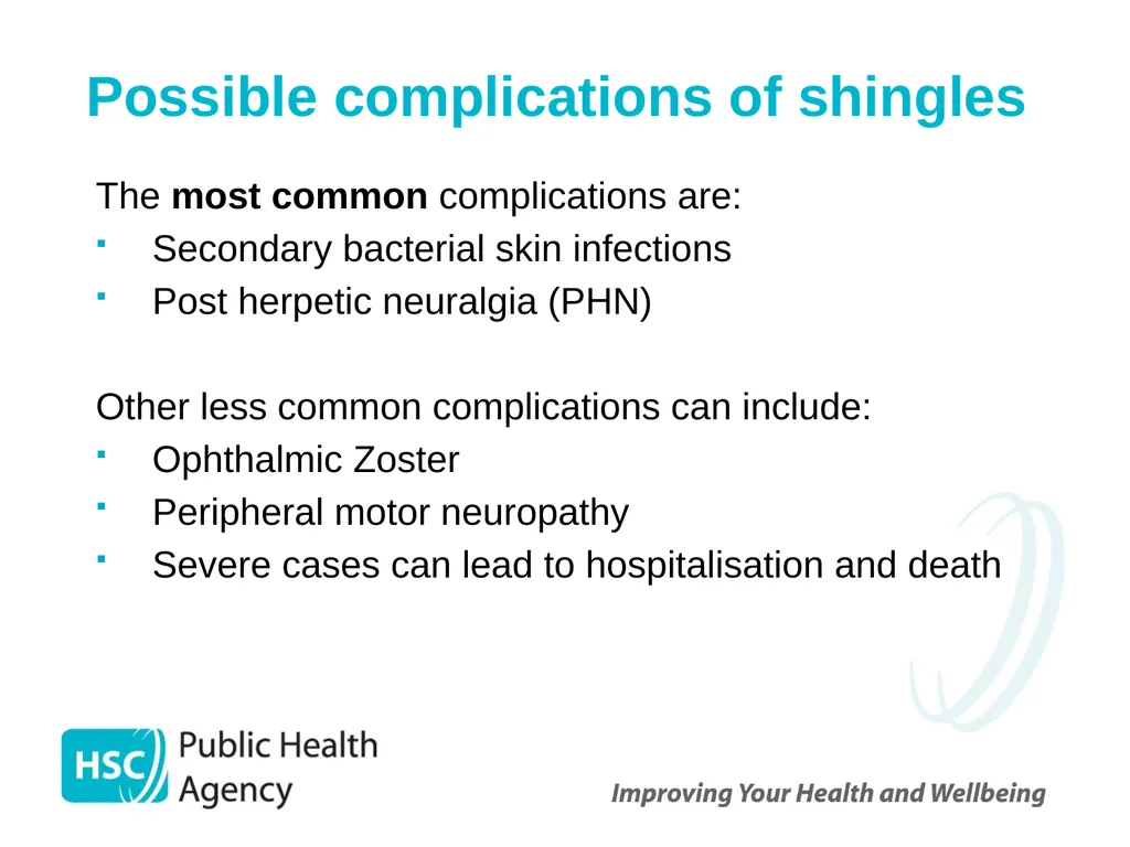Shingles (Herpes Zoster) September 2023 Shingles - slide 4 of 39