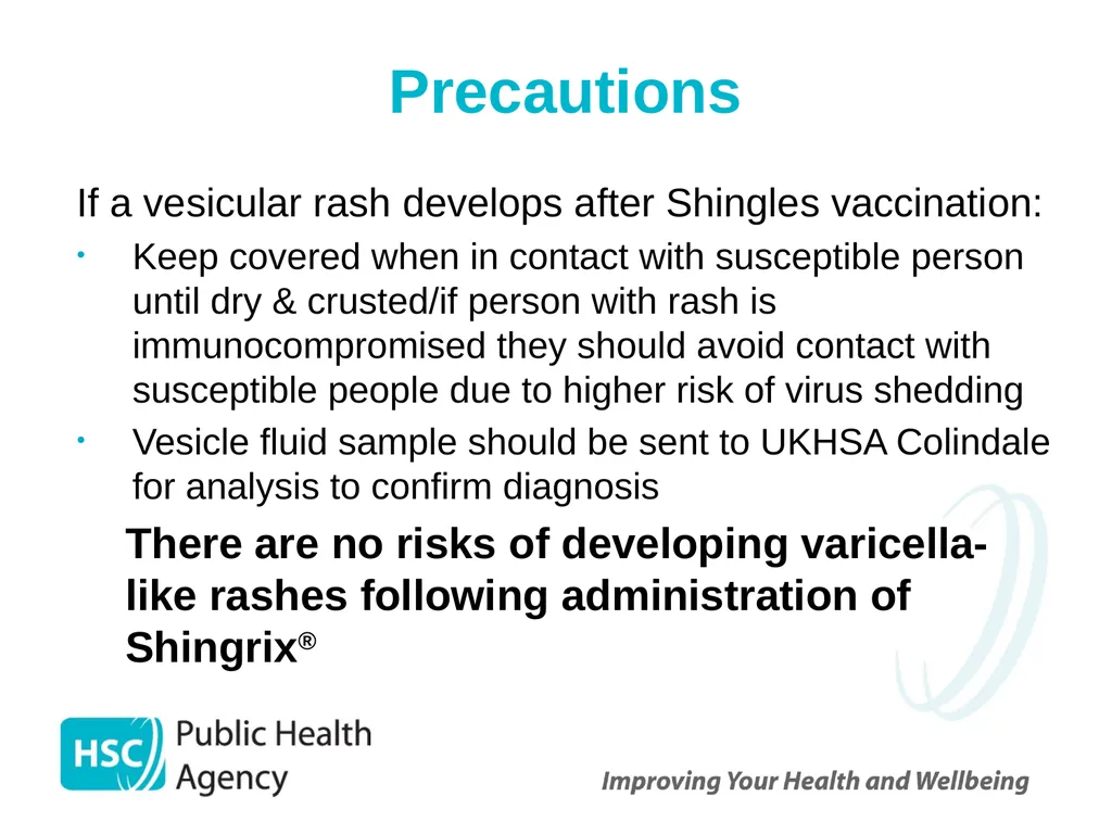 Shingles (Herpes Zoster) September 2023 Shingles - slide 32 of 39
