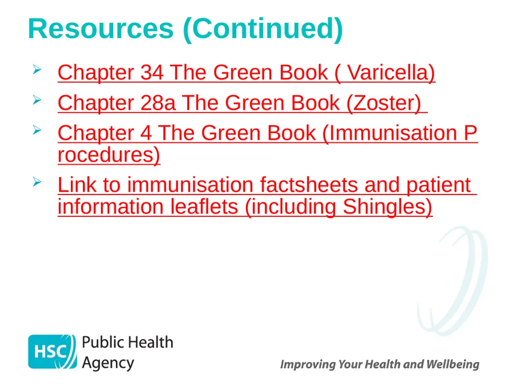 Shingles (Herpes Zoster) September 2023 Shingles - slide 39 of 39