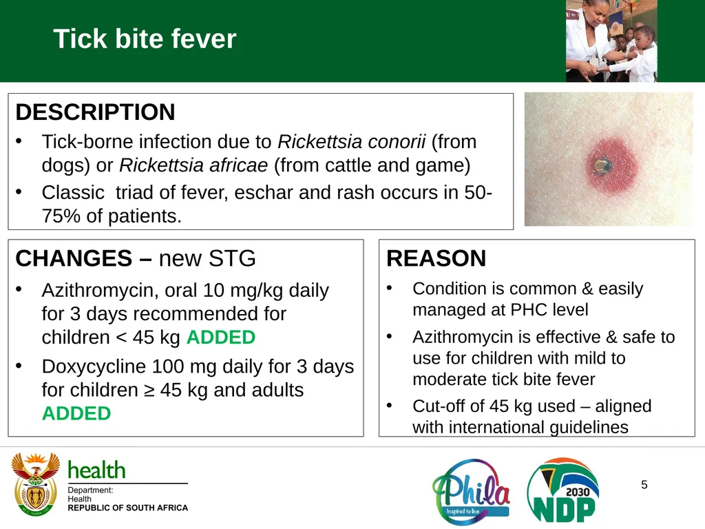 NATIONAL DEPARTMENT OF HEALTH Chapter 10: - slide 5 of 6