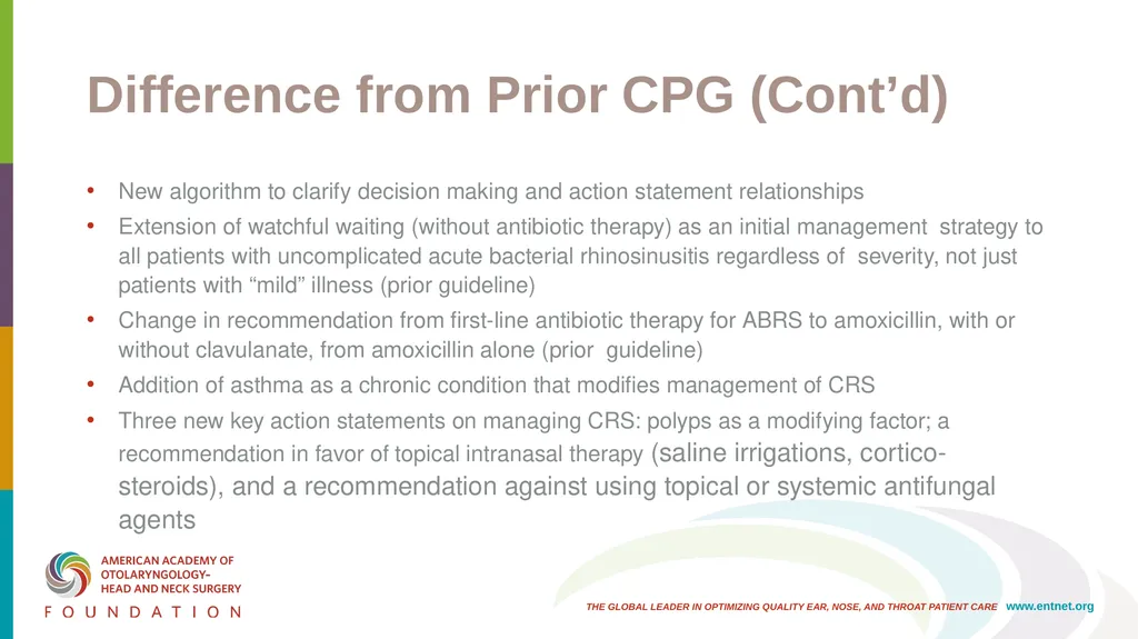 AAO-HNSF Clinical Practice Guideline: Adult - slide 10 of 55