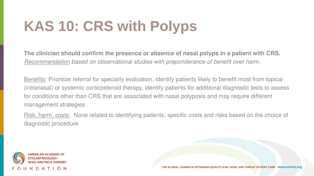 AAO-HNSF Clinical Practice Guideline: Adult - slide 38 of 55