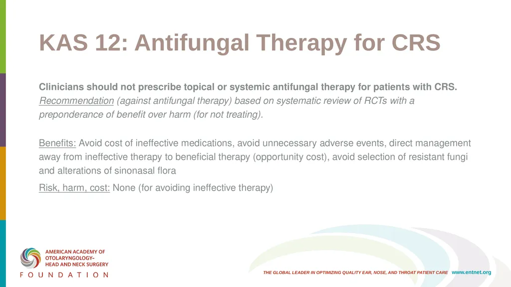 AAO-HNSF Clinical Practice Guideline: Adult - slide 42 of 55