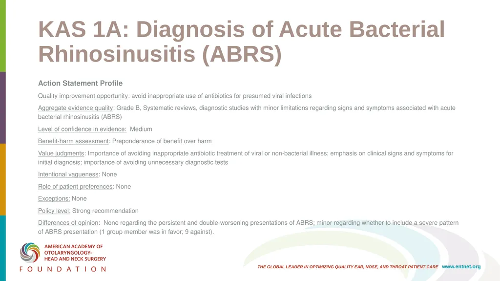 AAO-HNSF Clinical Practice Guideline: Adult - slide 15 of 55
