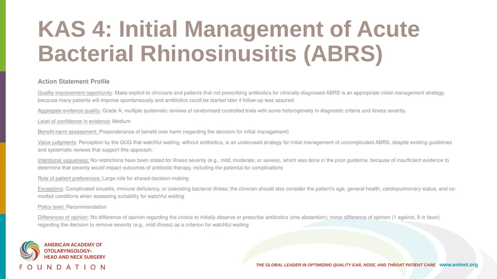 AAO-HNSF Clinical Practice Guideline: Adult - slide 23 of 55