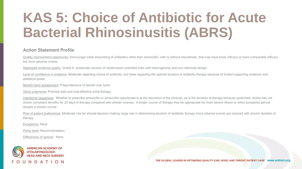 AAO-HNSF Clinical Practice Guideline: Adult - slide 26 of 55