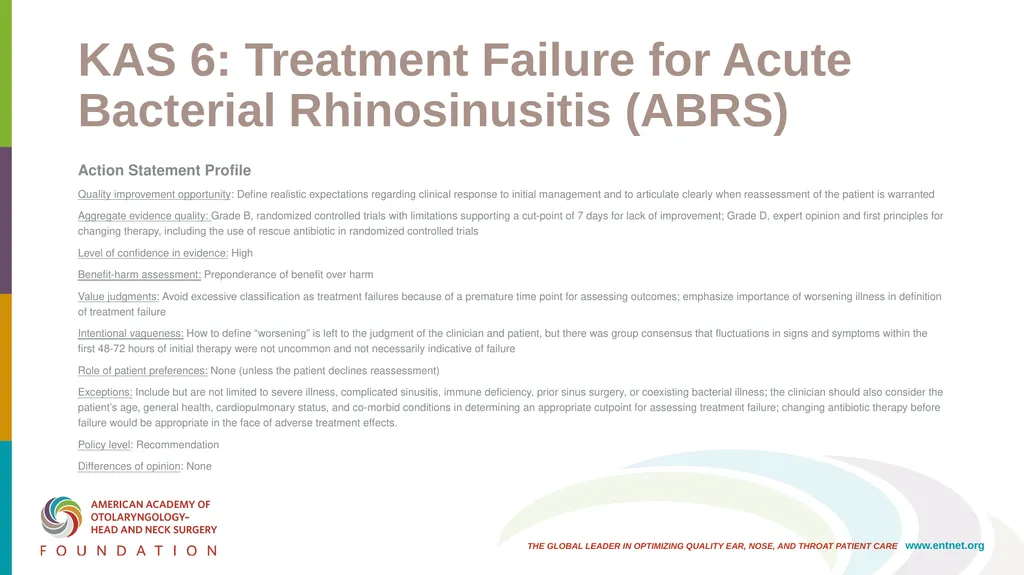 AAO-HNSF Clinical Practice Guideline: Adult - slide 28 of 55