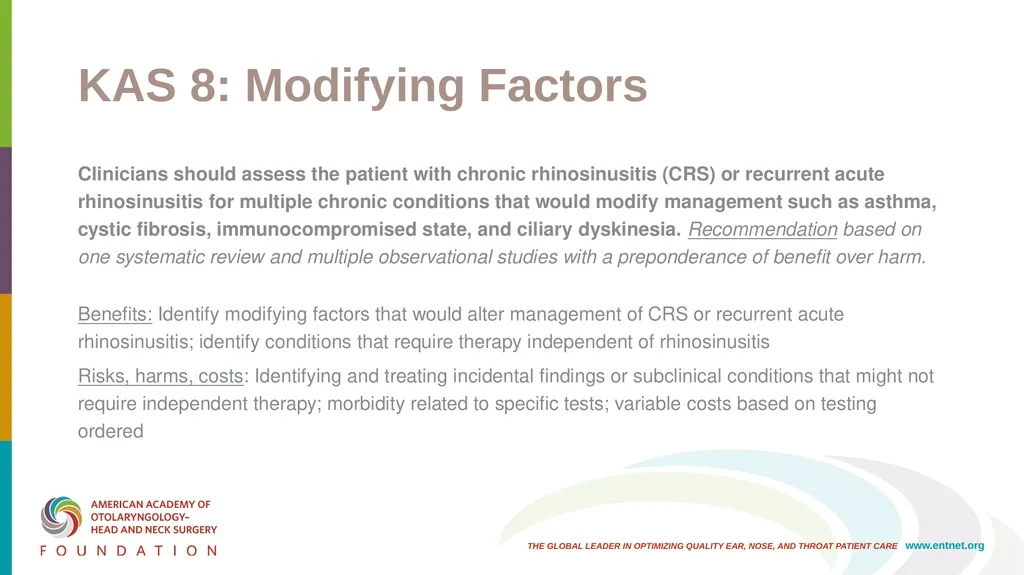 AAO-HNSF Clinical Practice Guideline: Adult - slide 34 of 55