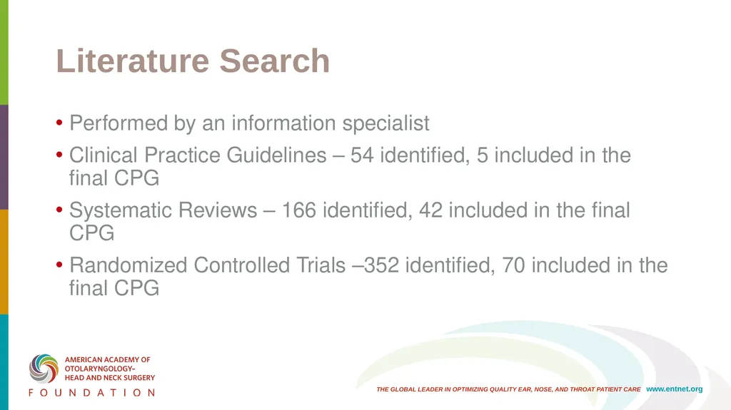 AAO-HNSF Clinical Practice Guideline: Adult - slide 8 of 55
