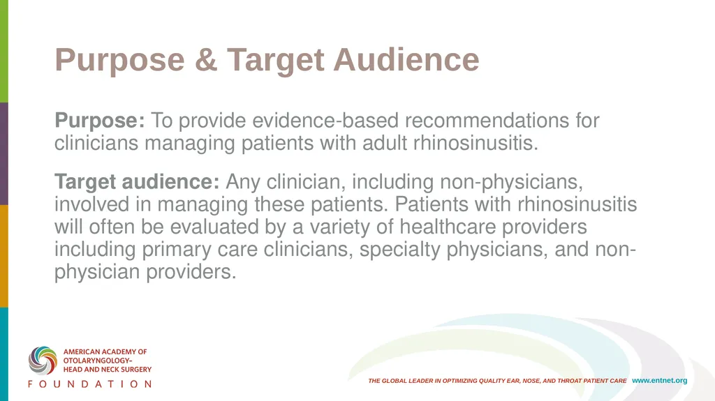 AAO-HNSF Clinical Practice Guideline: Adult - slide 13 of 55