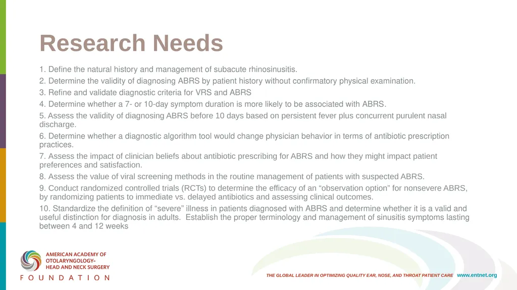 AAO-HNSF Clinical Practice Guideline: Adult - slide 45 of 55