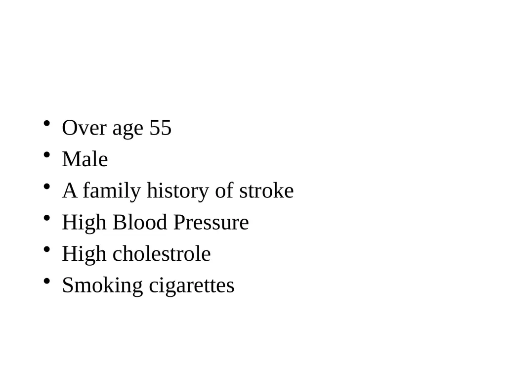 STROKE Dr Muhammah Ashraf Assistant Professor - slide 10 of 15