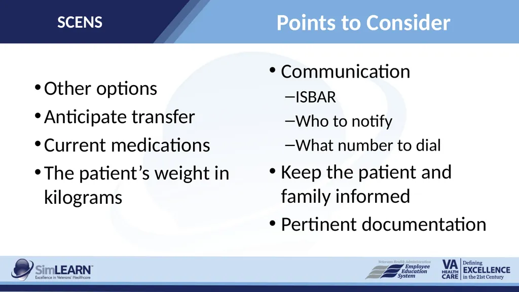 SCENS Stroke: Ischemic SCENS Learning Objectives - slide 16 of 20