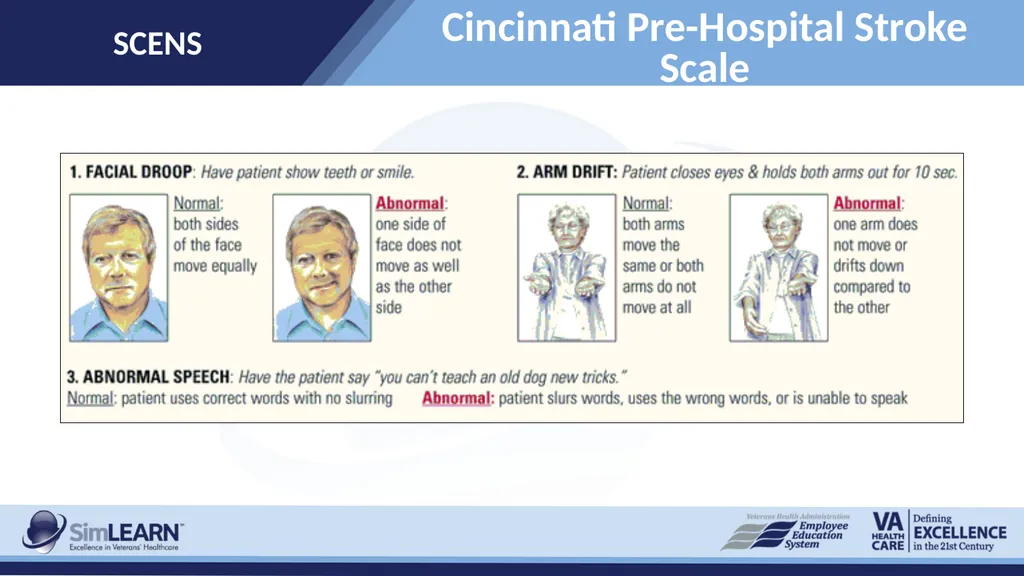 SCENS Stroke: Ischemic SCENS Learning Objectives - slide 10 of 20