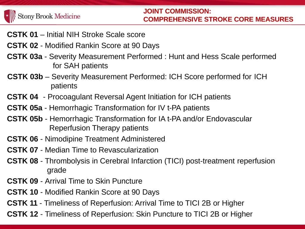 Stony Brook Medicine Comprehensive Stroke Program - slide 16 of 22