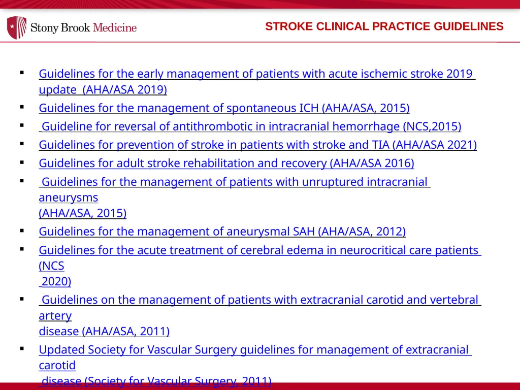 Stony Brook Medicine Comprehensive Stroke Program - slide 19 of 22