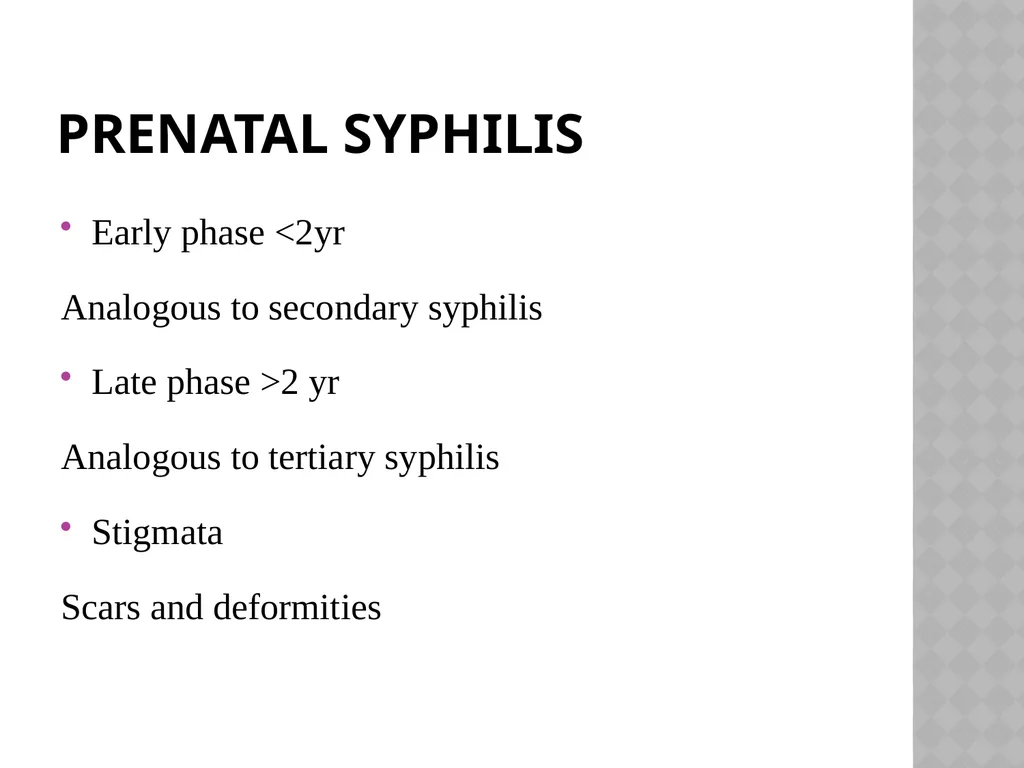 syphilis Learning points INTRODUCTION ETIOLOGY - slide 12 of 75